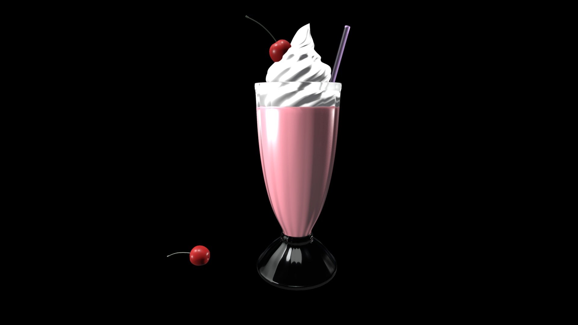 Milkshake 3d model