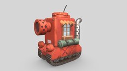 Stylized tank