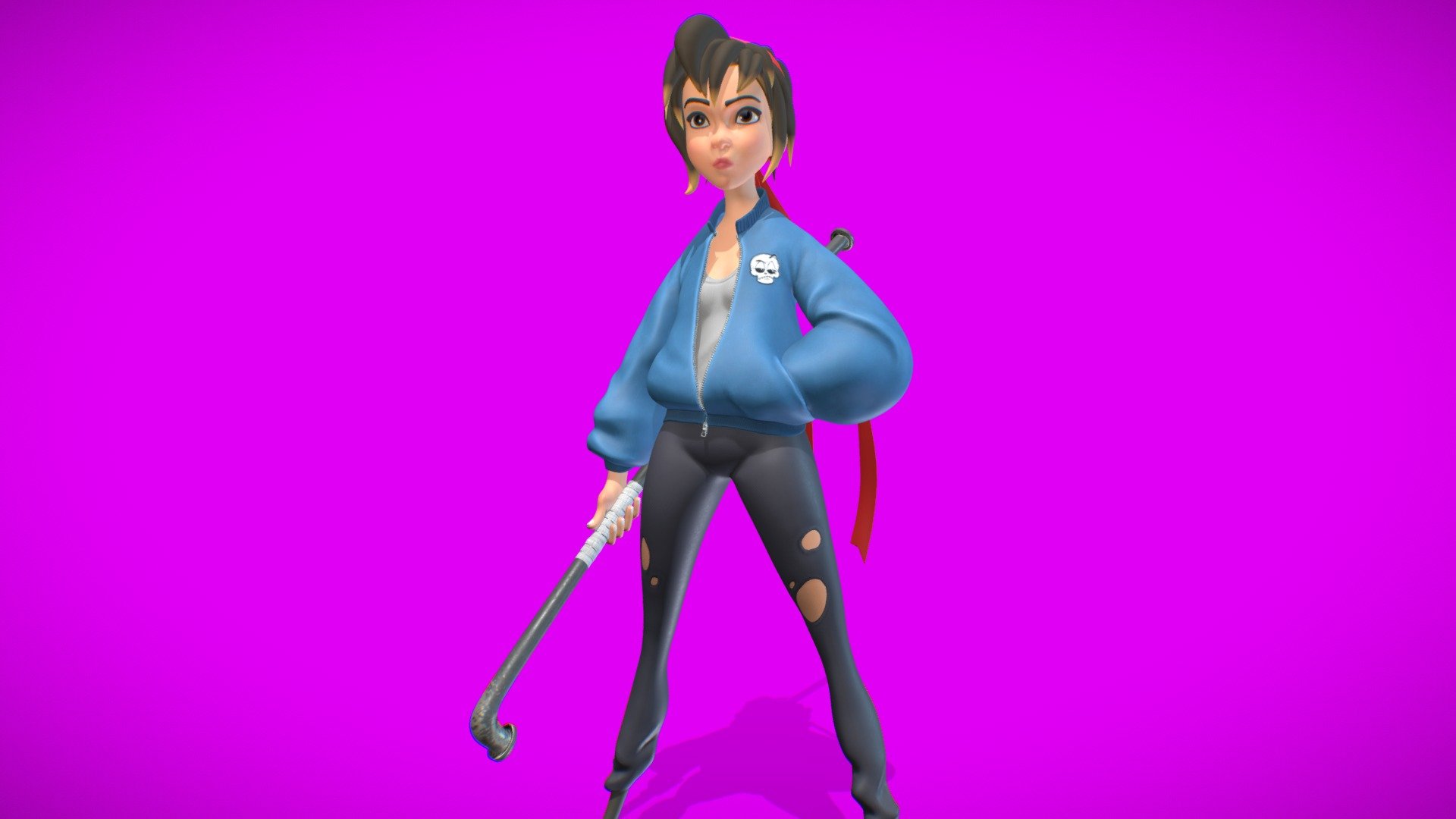 Stylized Character Girl 3d model