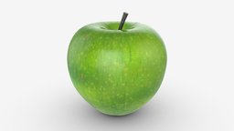 Apple single fruit green