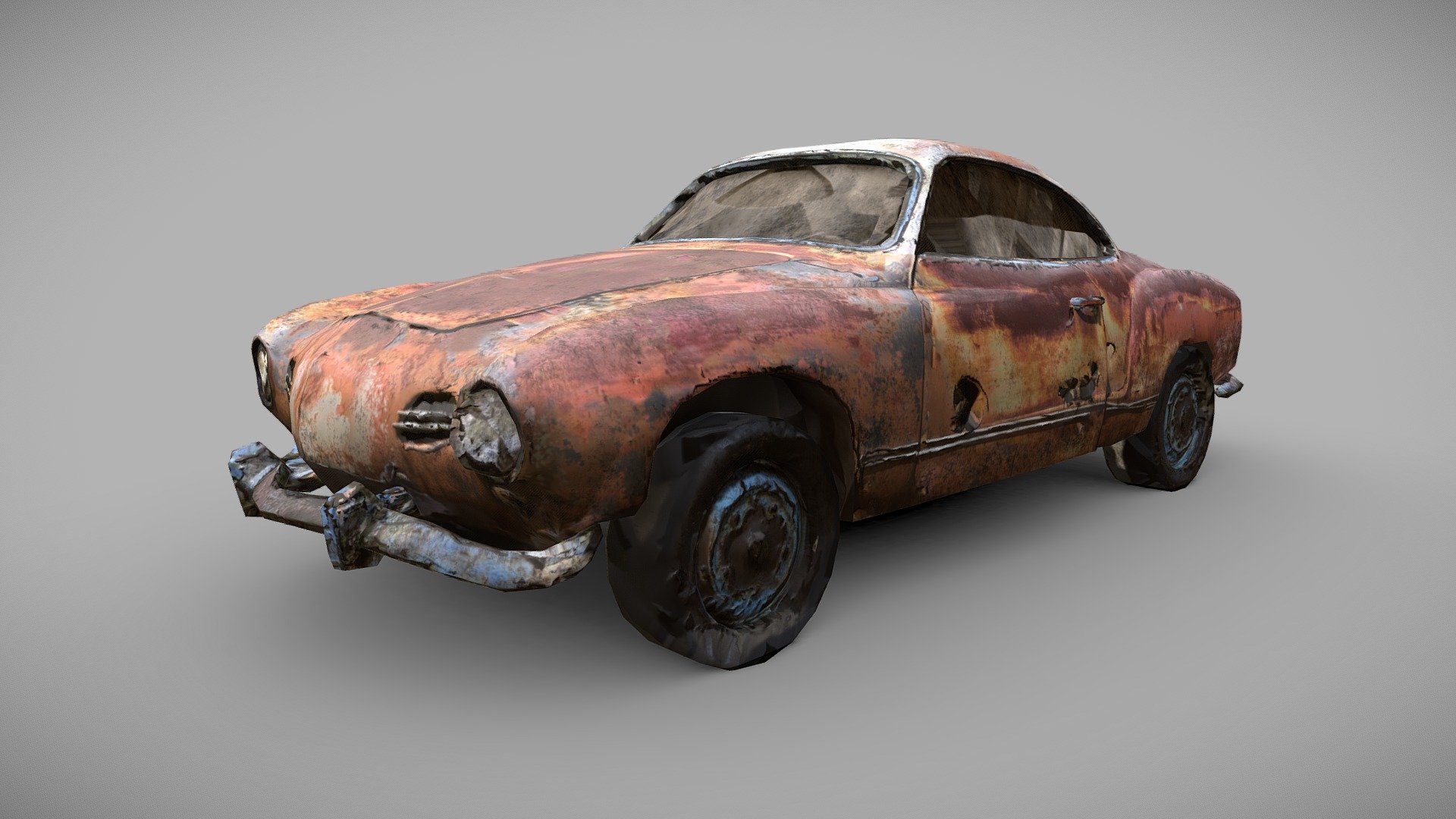 Jims Old Car 3d model