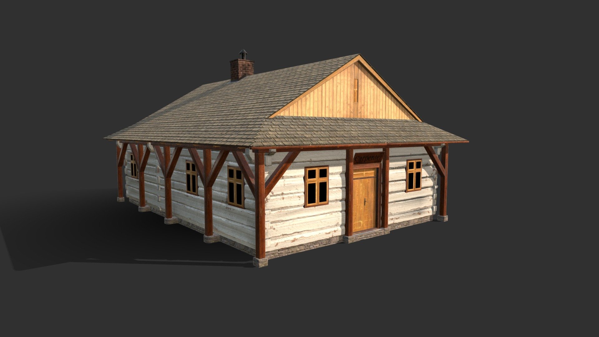 Carpenter House 3d model