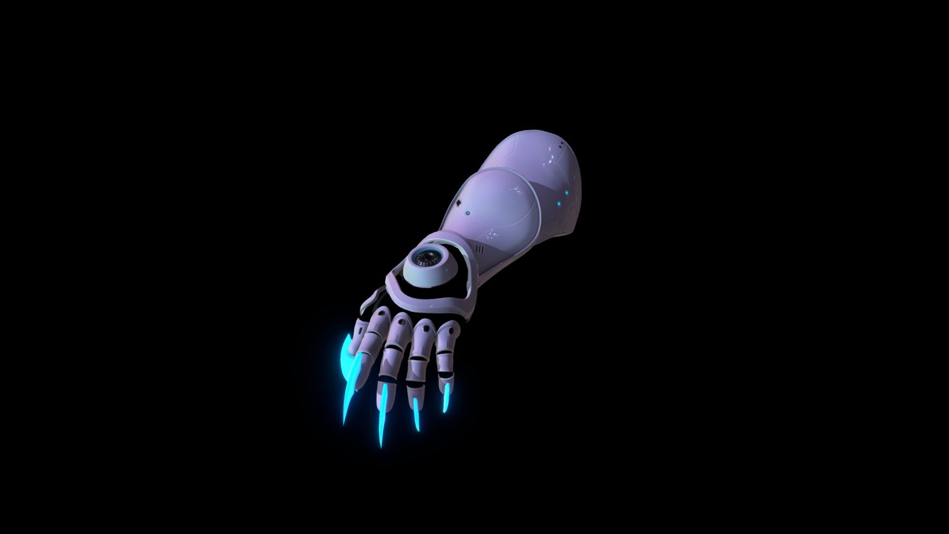 Claw Low Posed 3d model