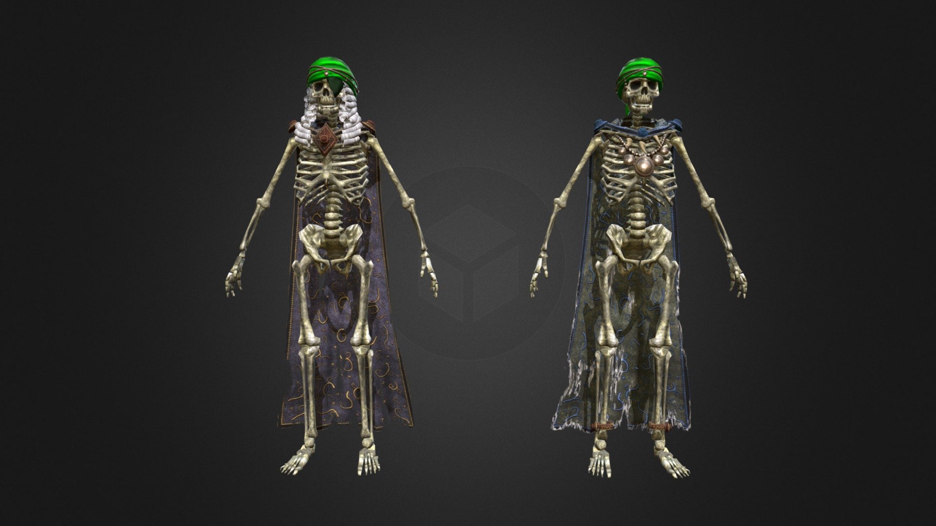 Caster Plunderer Skeletons 3d model