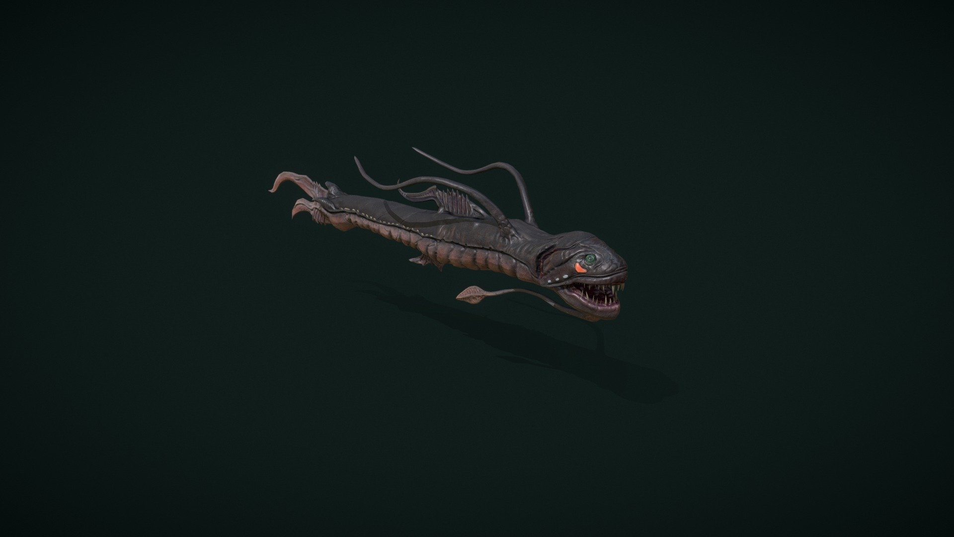 Fish Monster 3d model