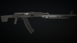 Low-Poly RPK-74m