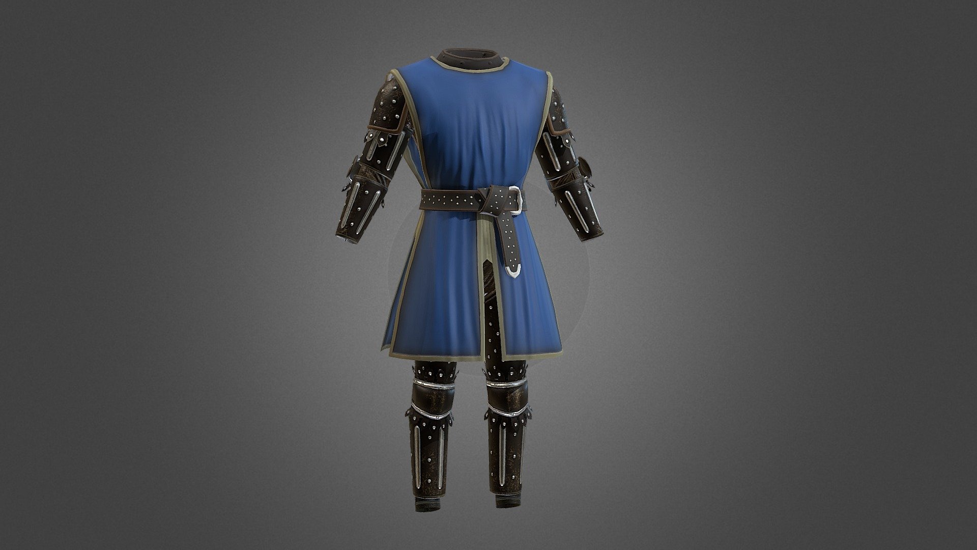 Leather Heraldry Armor 3d model