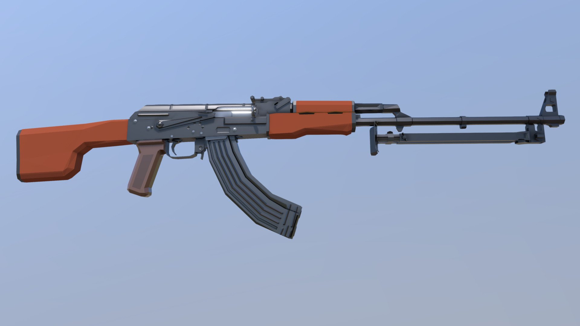 Low-Poly RPK 3d model