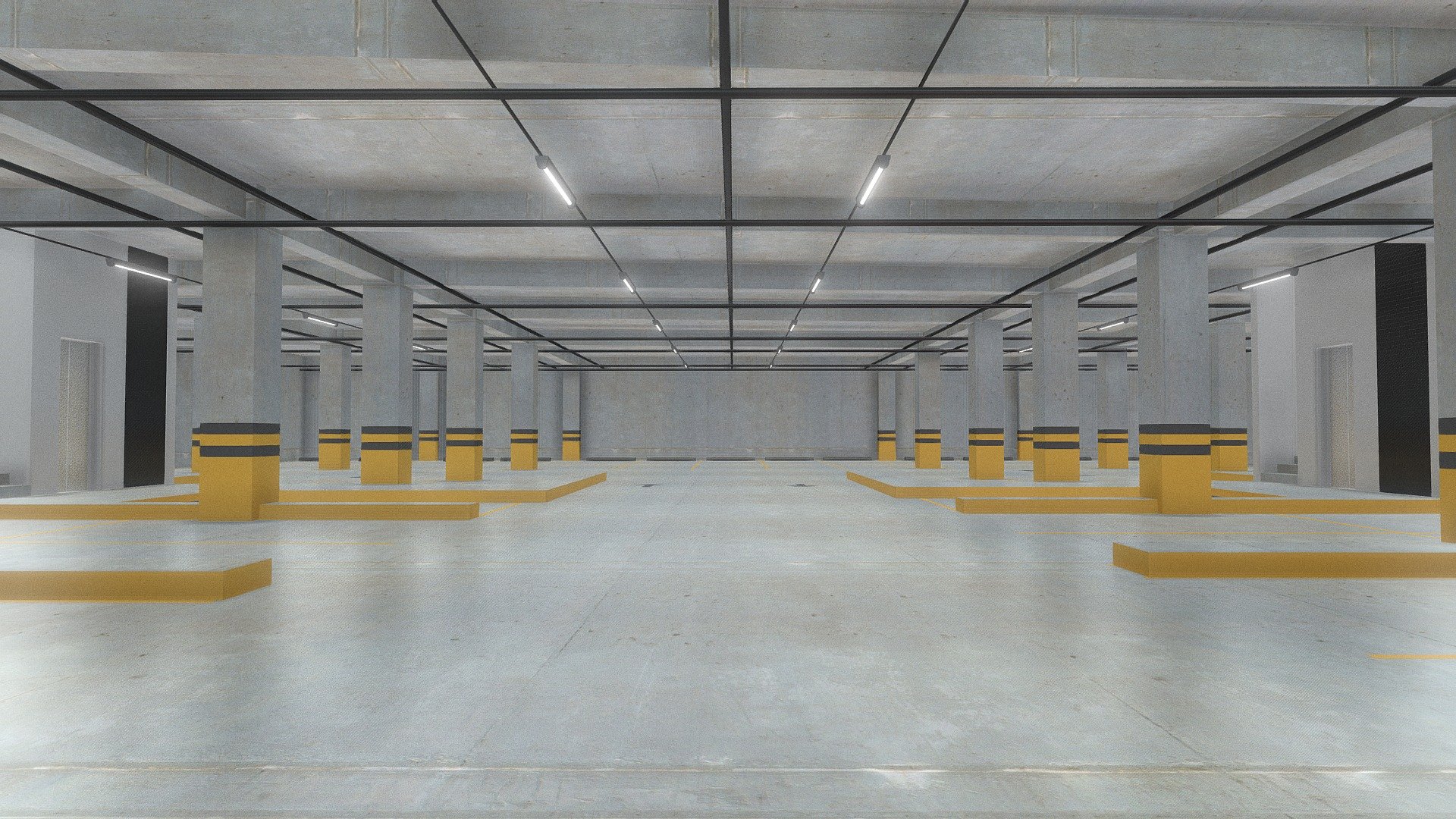 Underground Parking 3d model