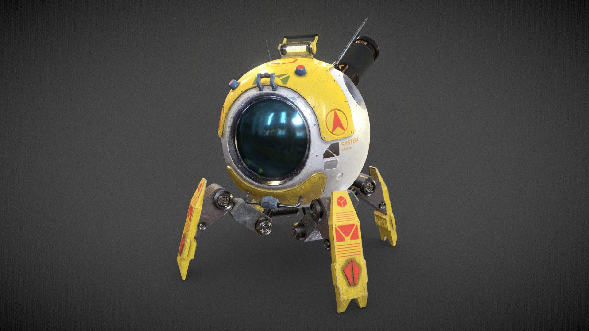 Robot_004 3d model