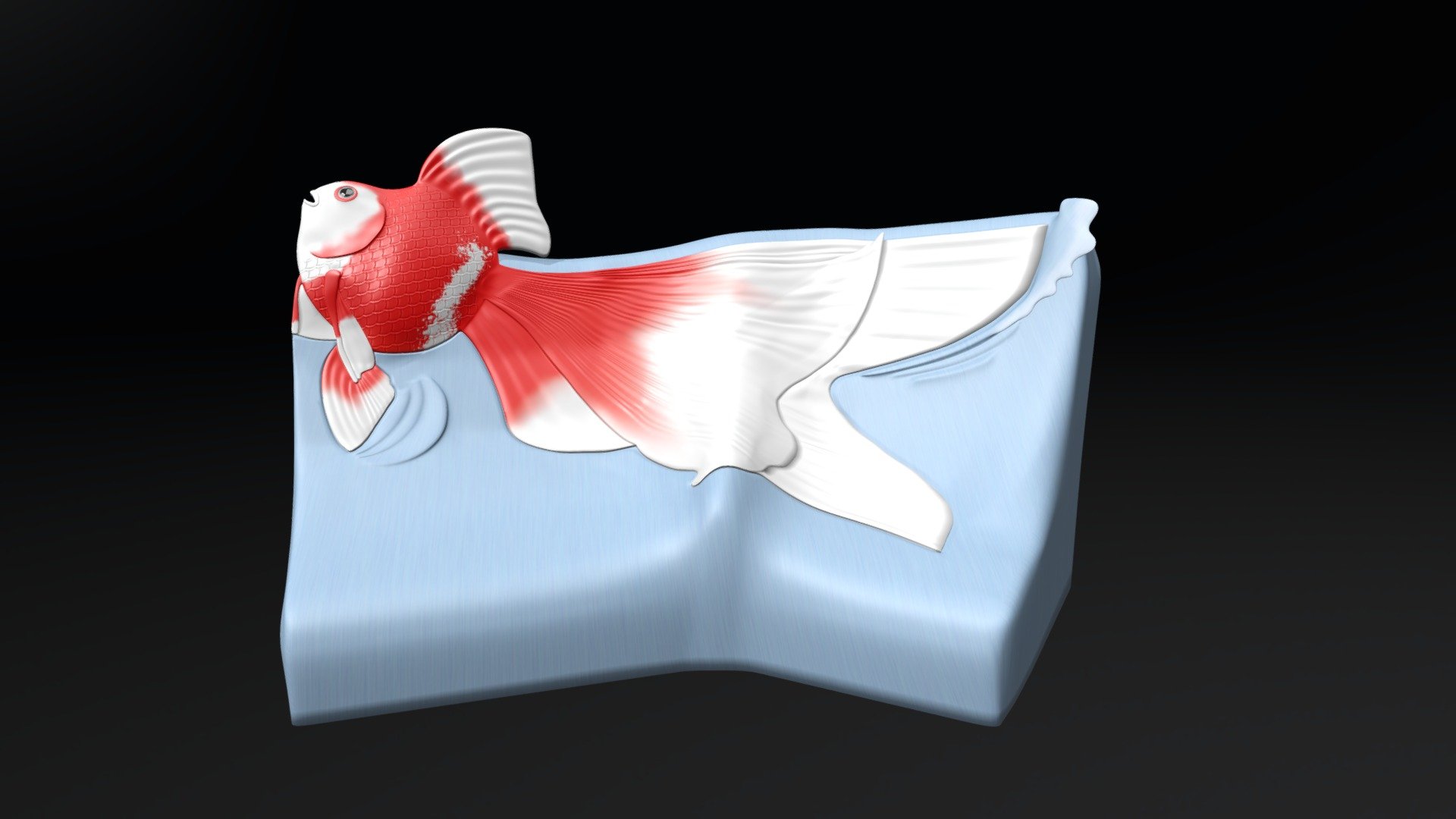 Original Design Goldfish Sofa 3DModel 3d model