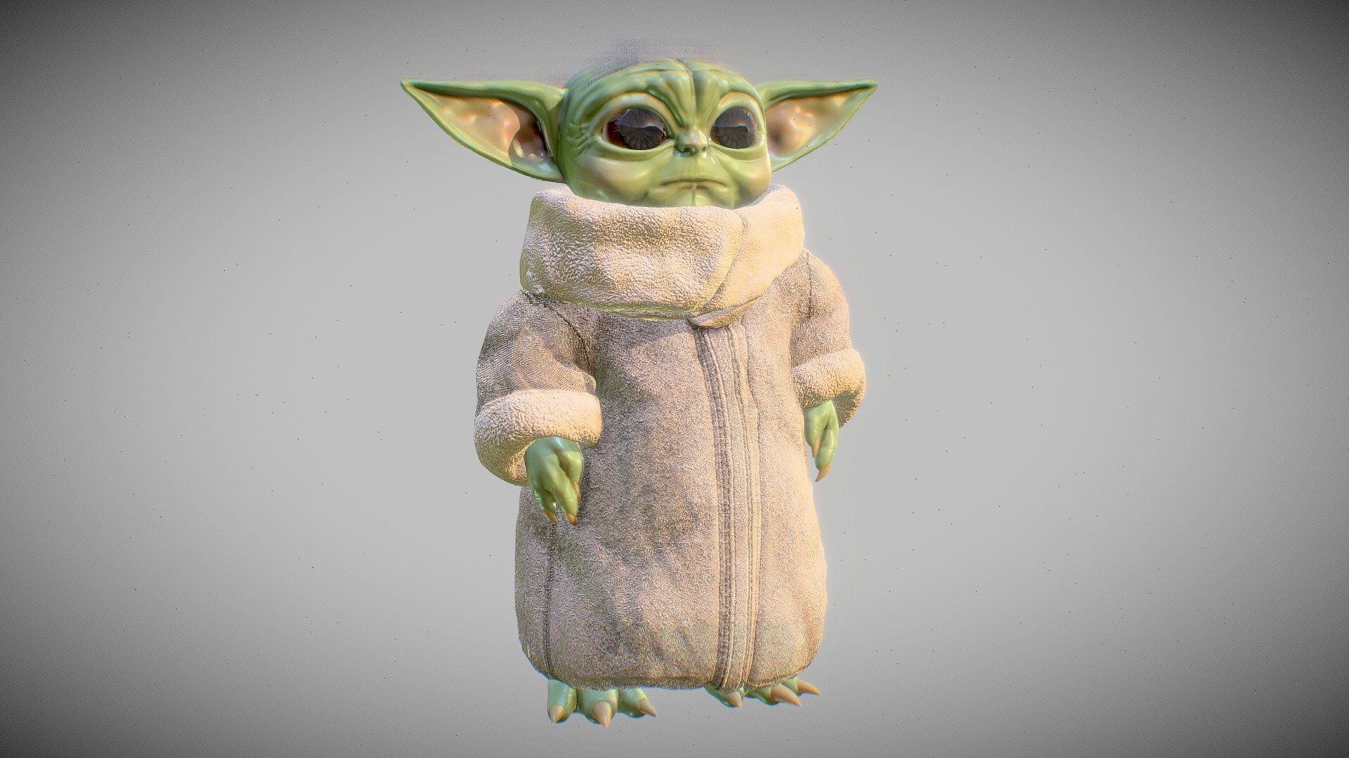 Grogu 3d model