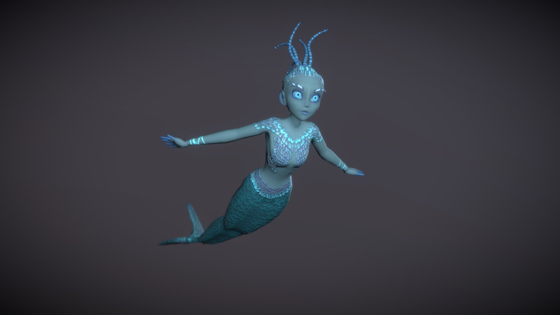 Mermaid 3d model