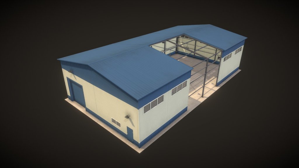 Warehouse 3d model