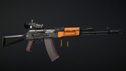 Low-Poly AKS-74N