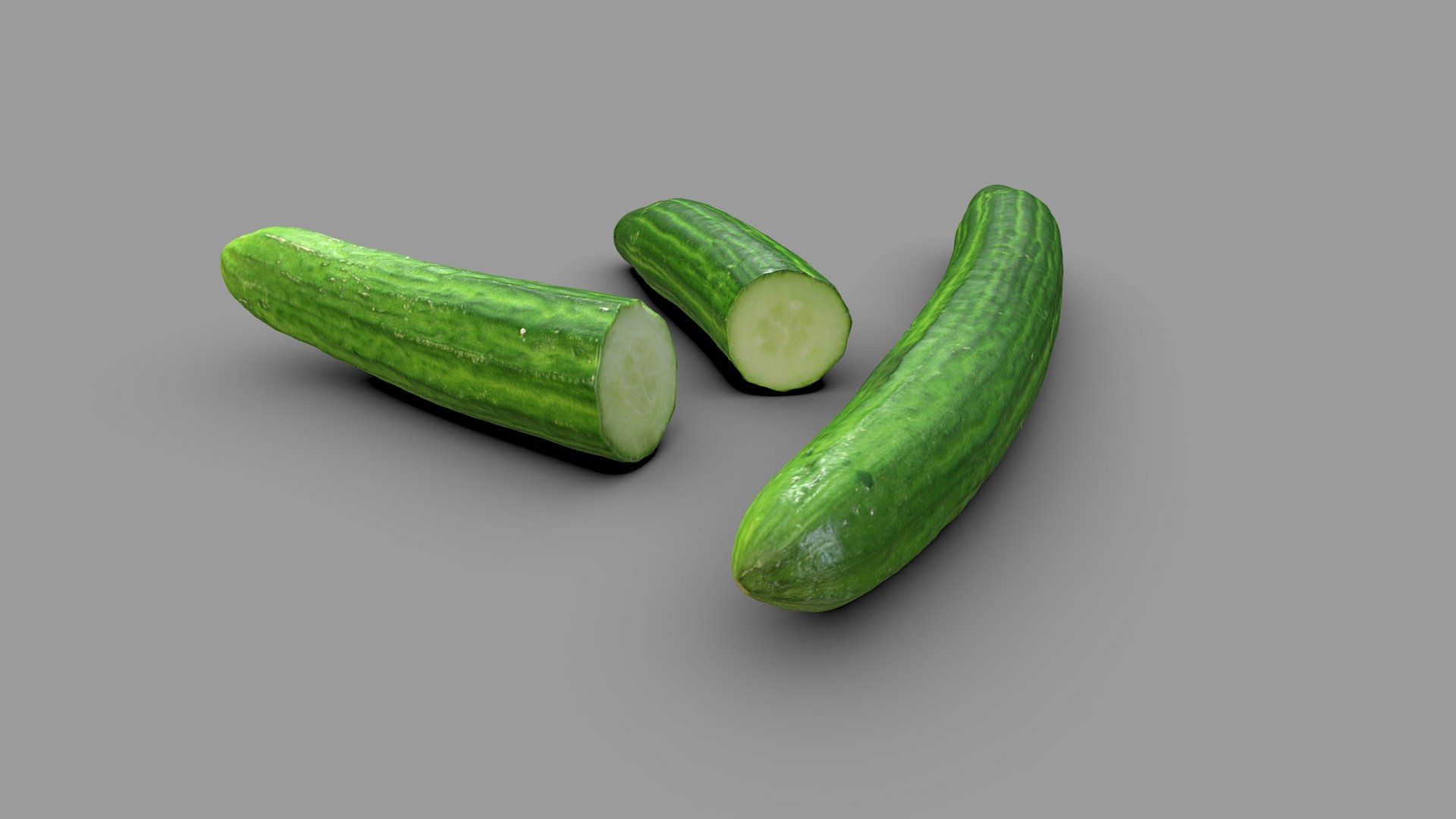 Cucumber combo 3d model