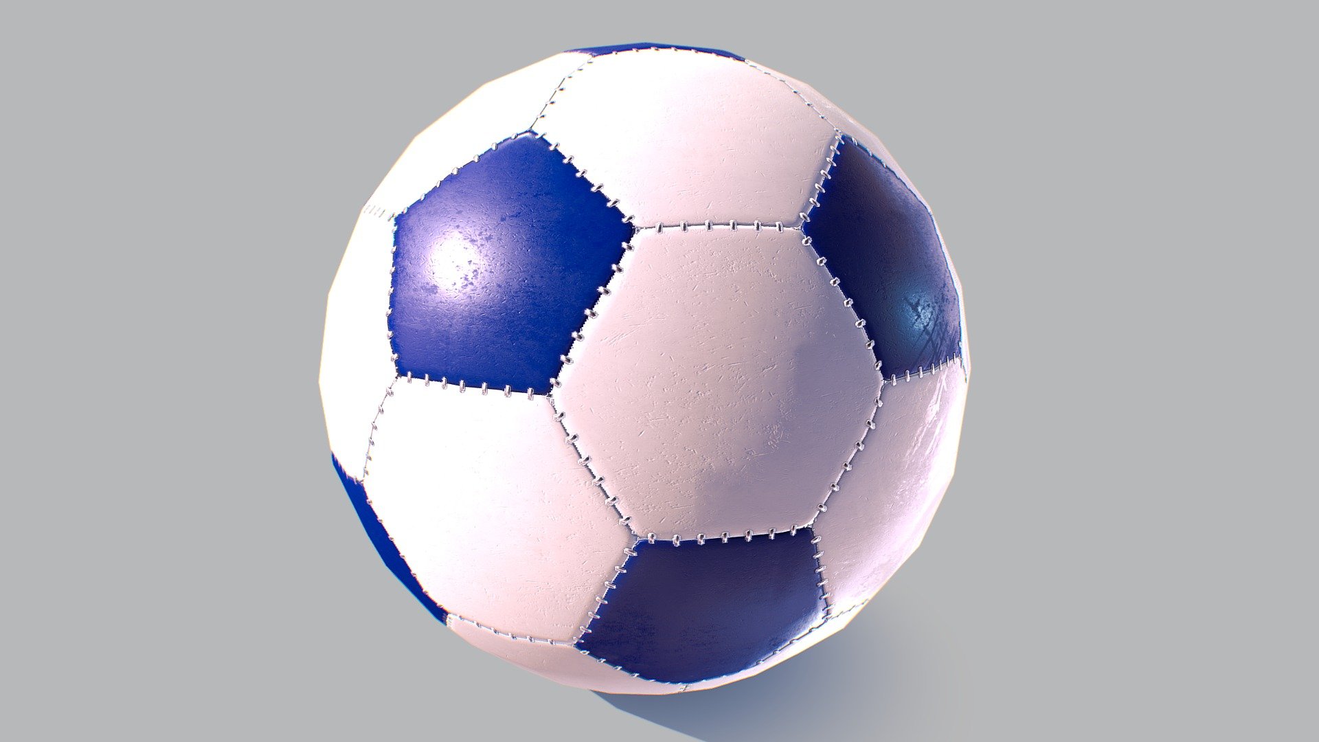 Soccer Ball Scratched 3d model