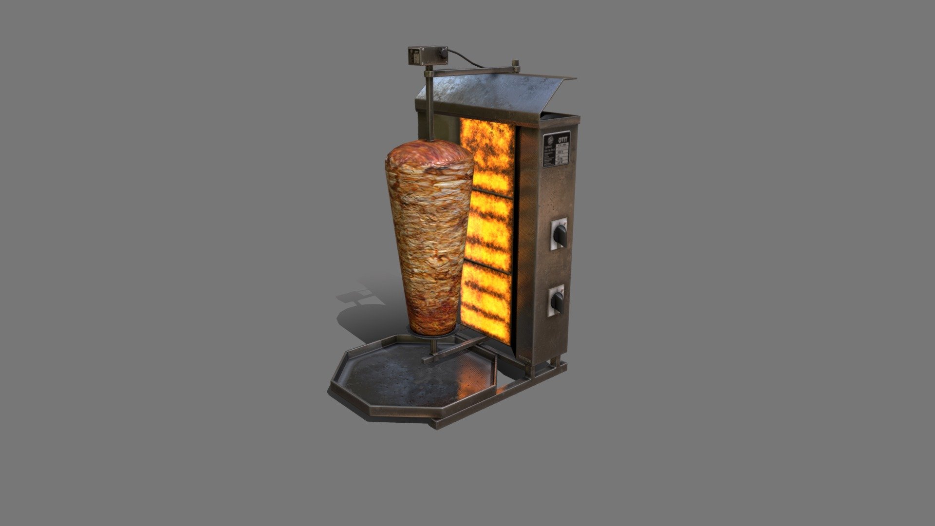 #SketchfabWeeklyChallenge Food Döner Kebap 3d model