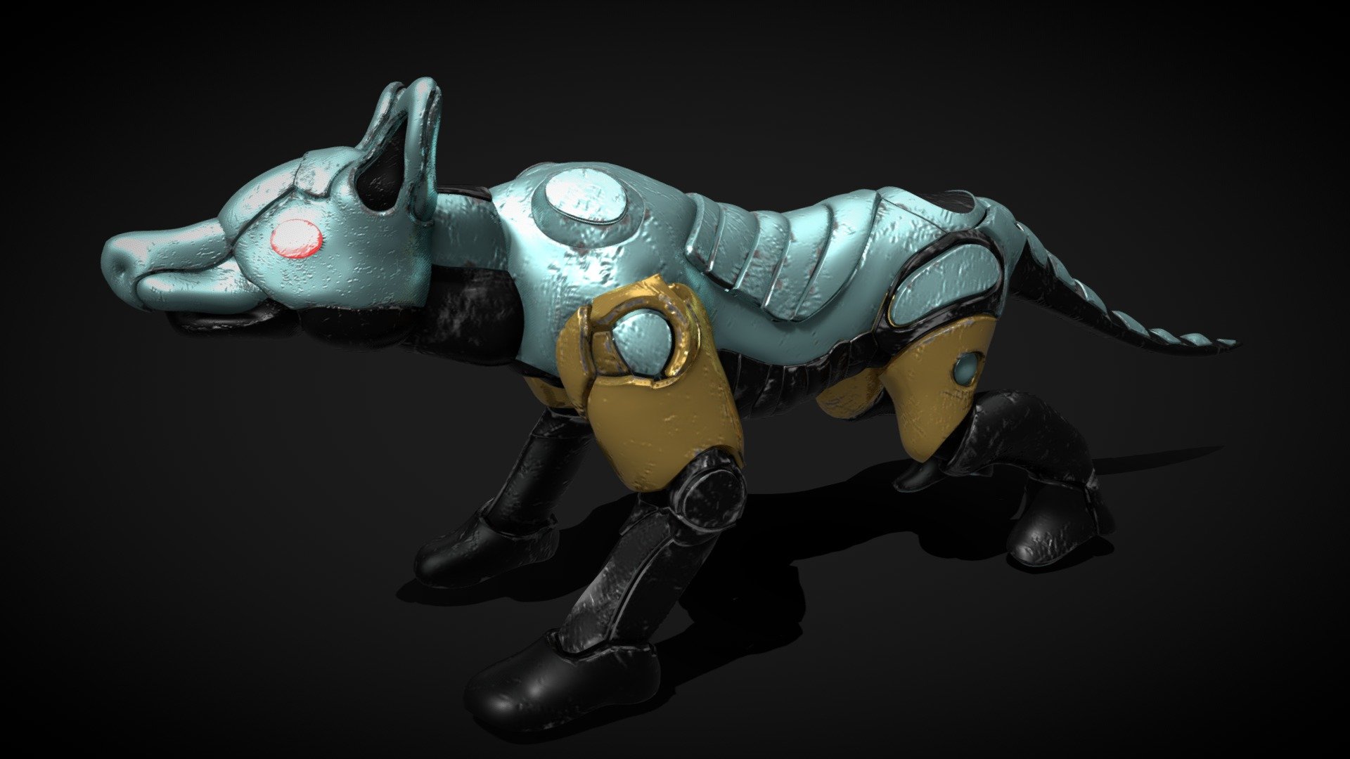 Robot-dog 3d model