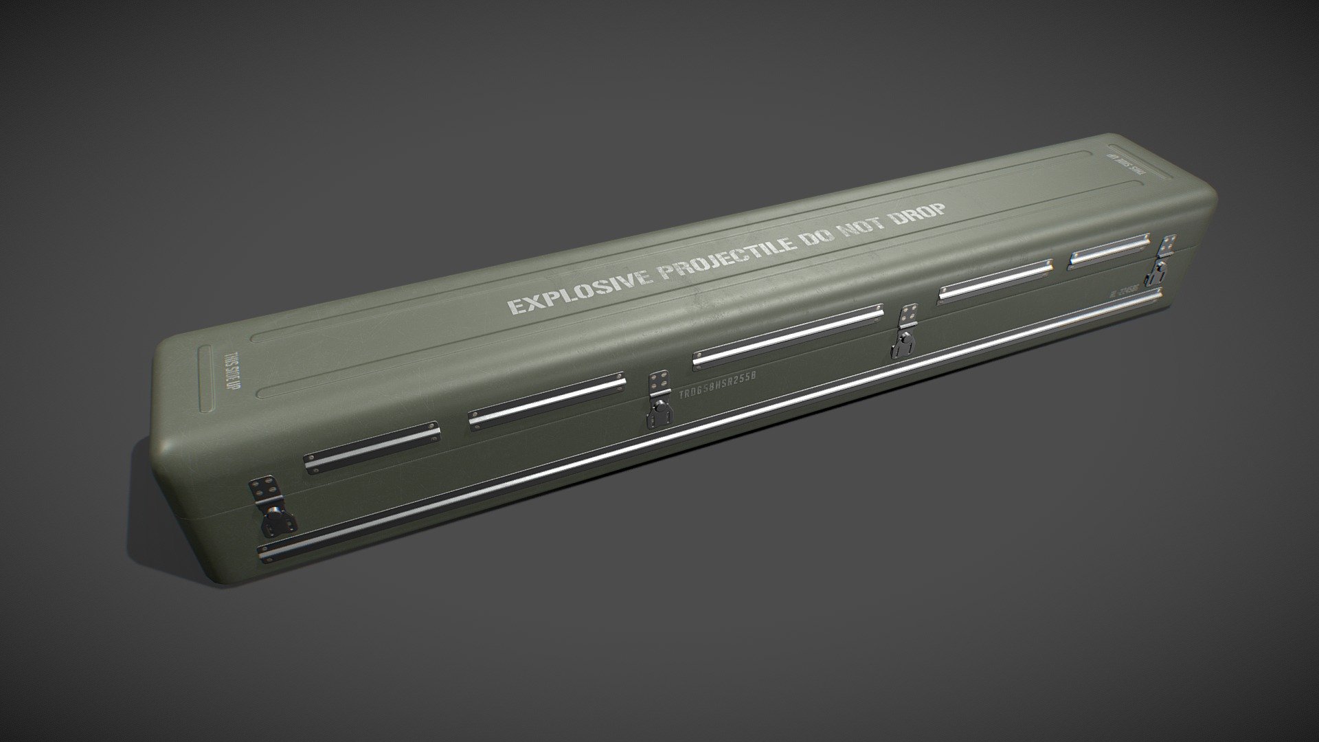 Animated Military Case 08 3d model