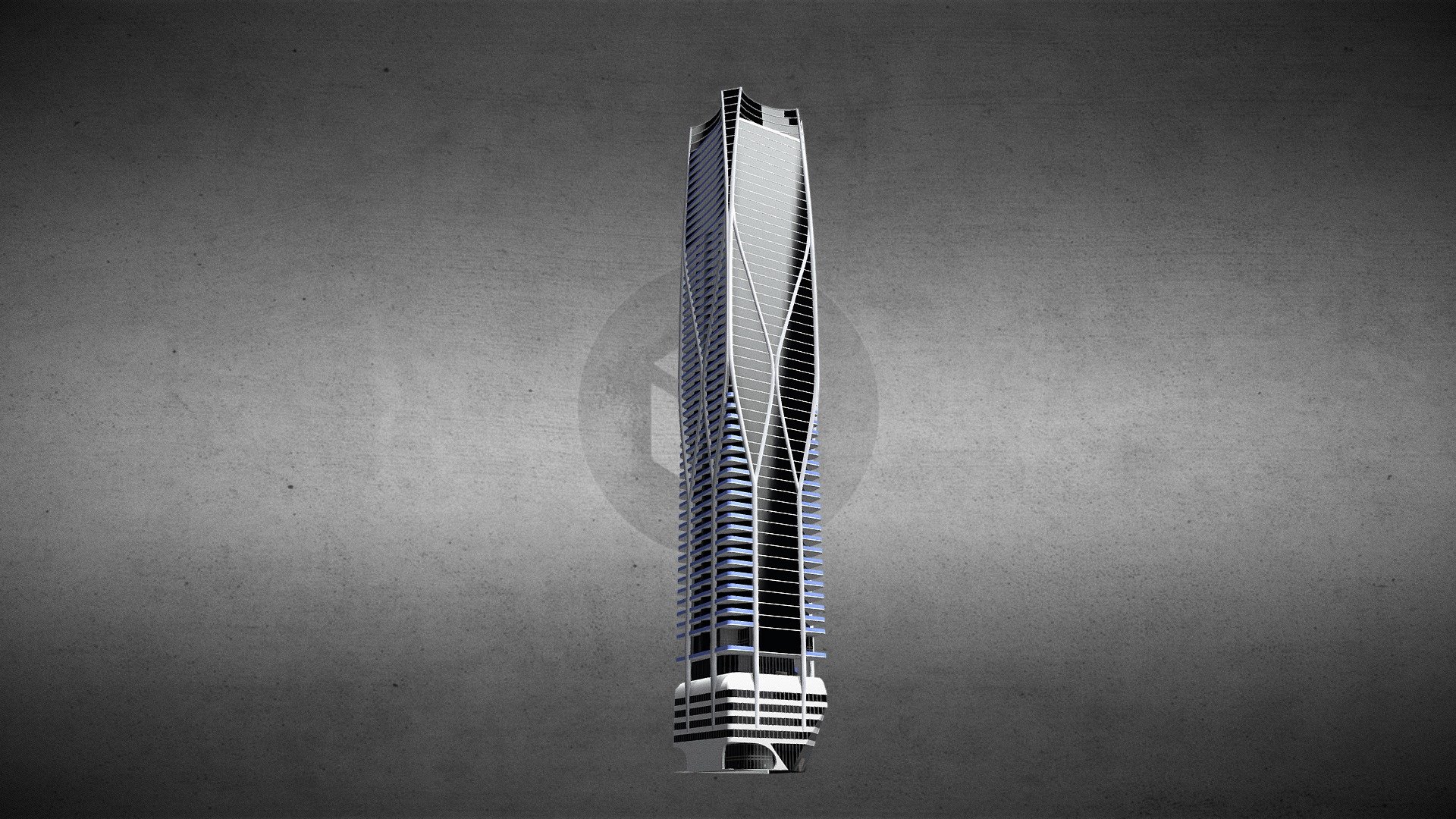 One Thousand Building 3d model