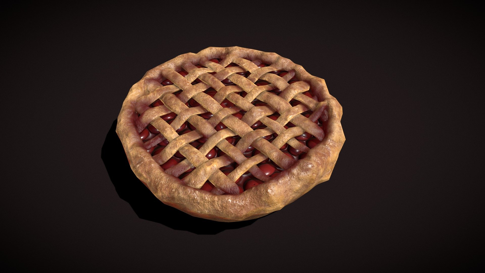 Medieval_Cherry_Pie 3d model