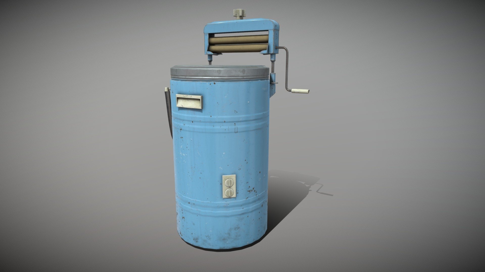 Soviet wasing mashine 3d model