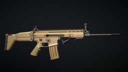 Low-Poly FN SCAR-L