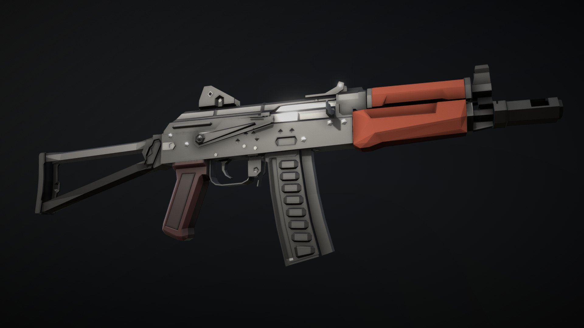 Low-Poly OTs-12 3d model