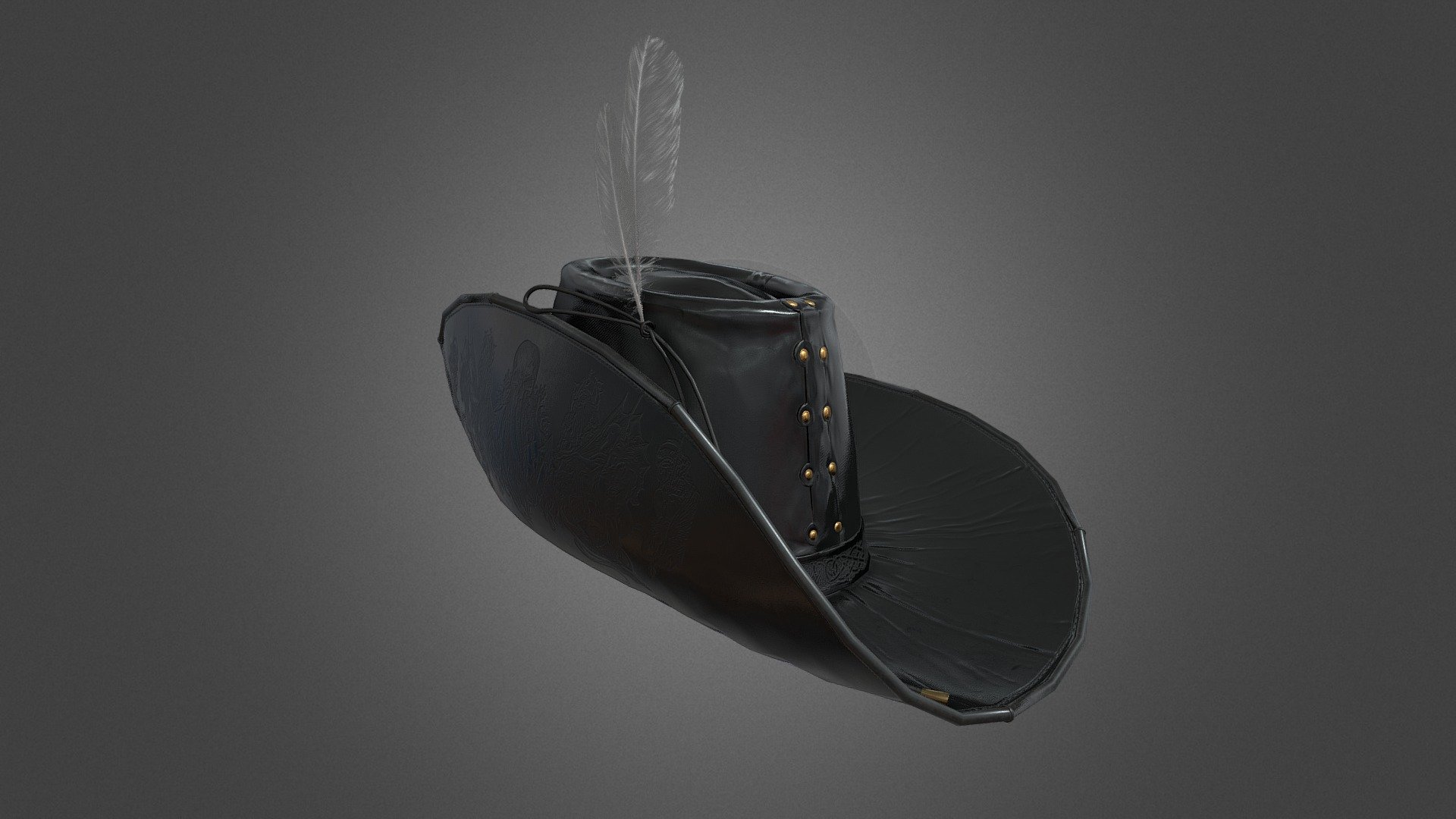 Pirate Hat 3 3d model