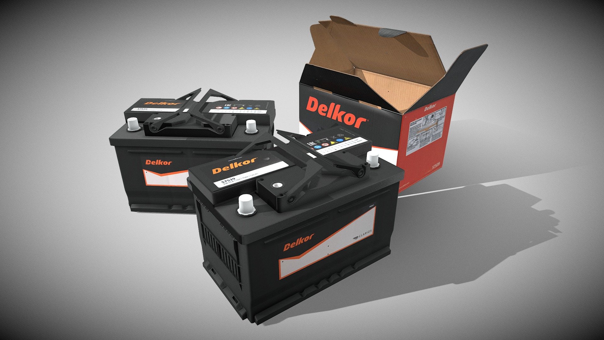 Rechargeable battery DELKOR 3d model