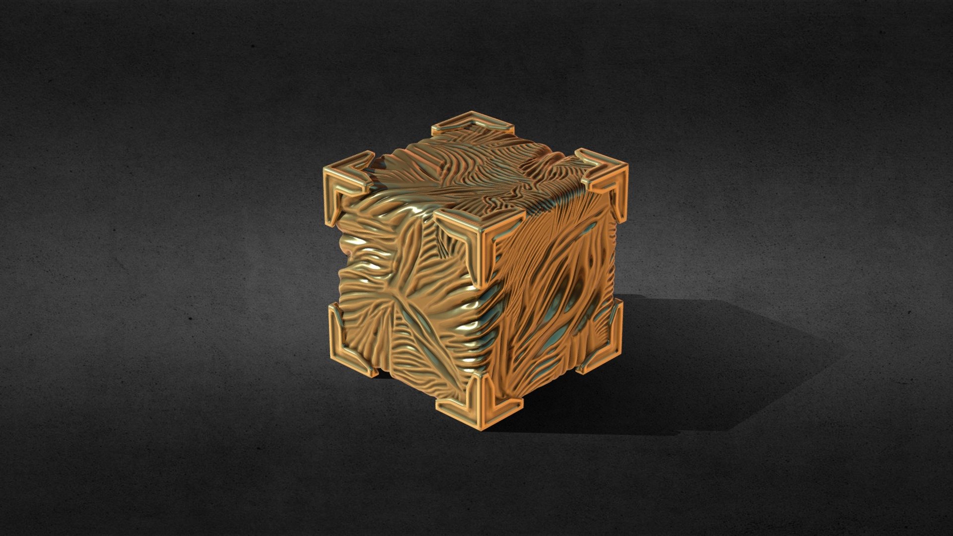 Fantasy relic cube 3d model