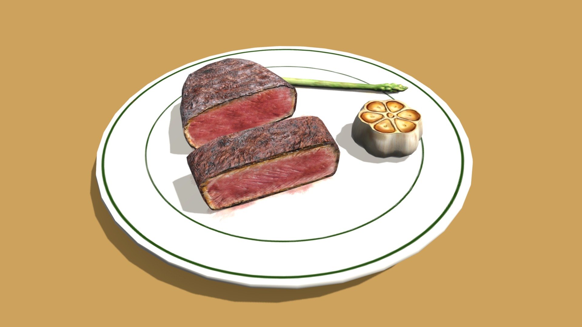 Steak 3d model