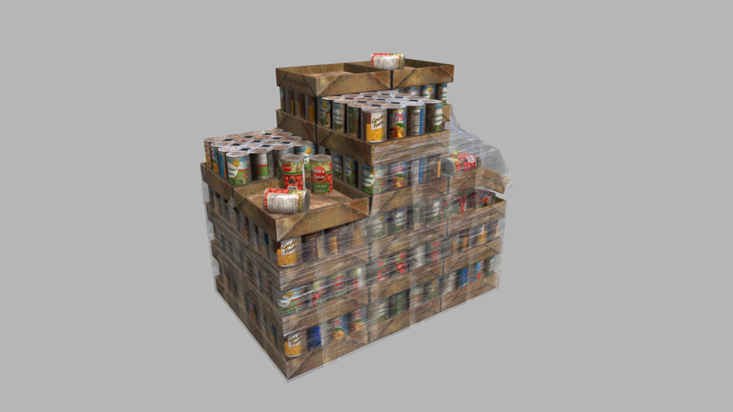 Canned Goods 3d model