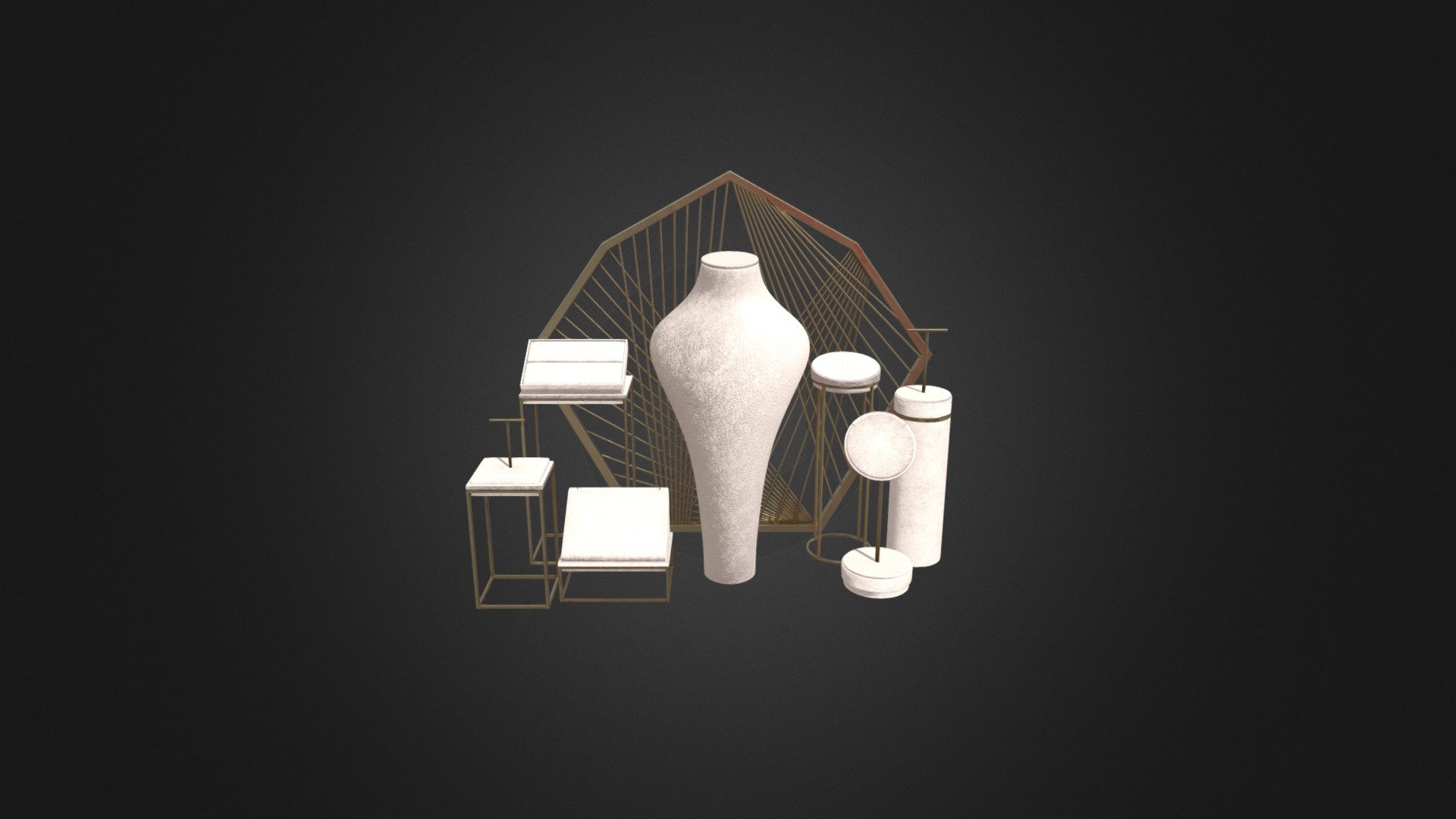 Jewelry Stand Vol 02 3d model