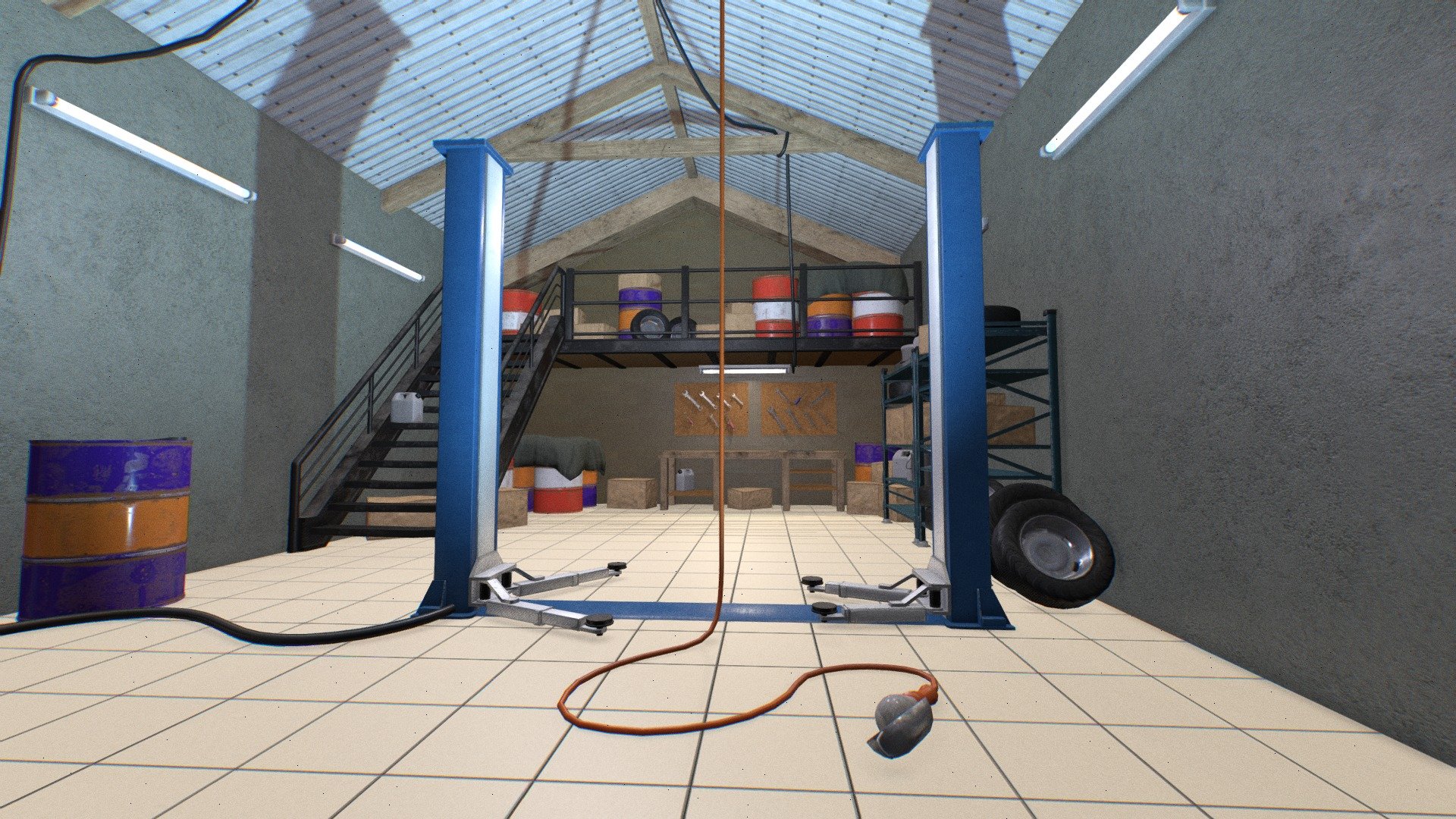 garage 3d model