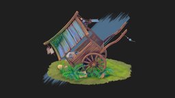 Wooden Cart