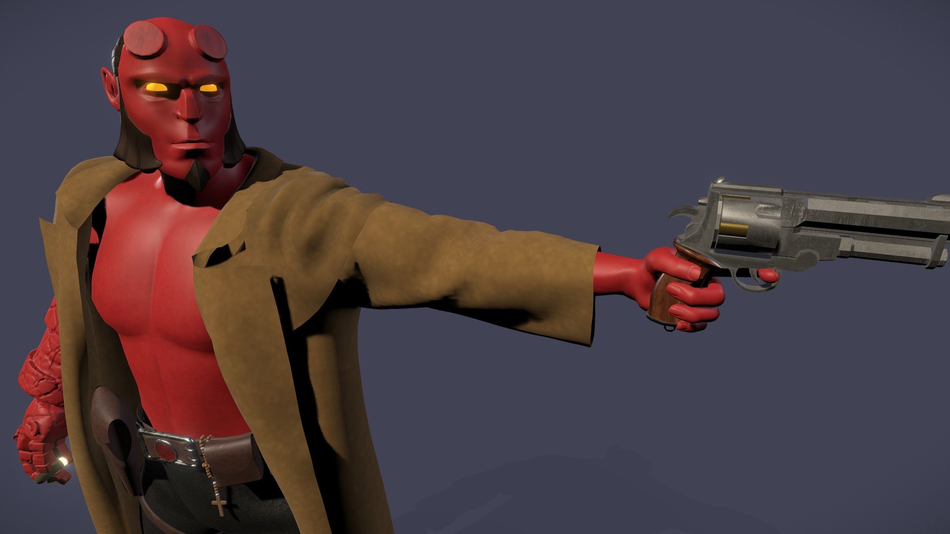 Hellboy 3d model