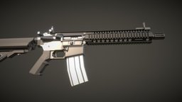 Low-Poly Mk18 Mod1