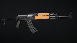 Low-Poly Zastava M70AB2