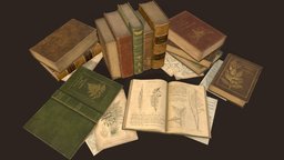 Old Books Set