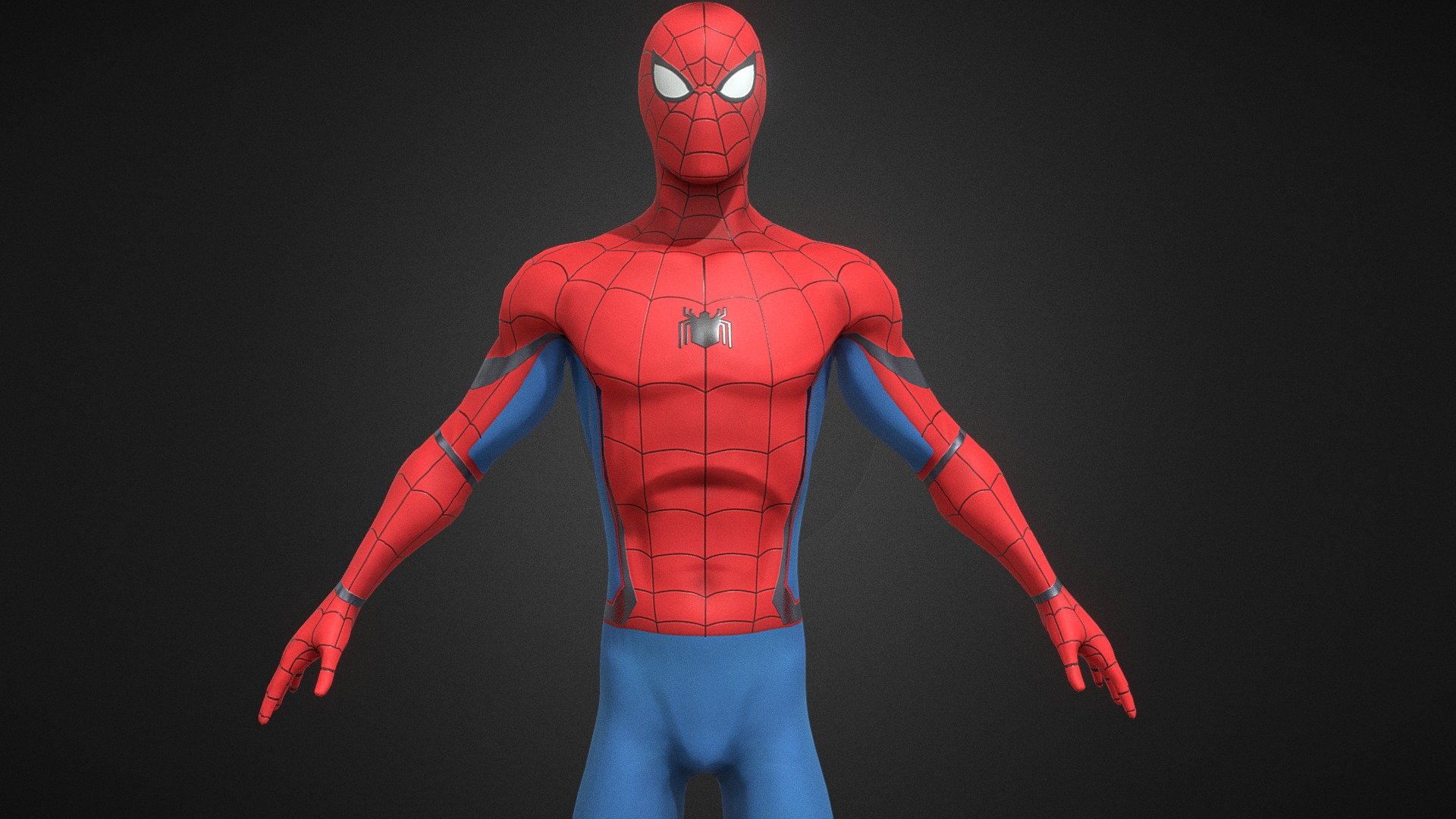 Stylized Spider Man 3d model