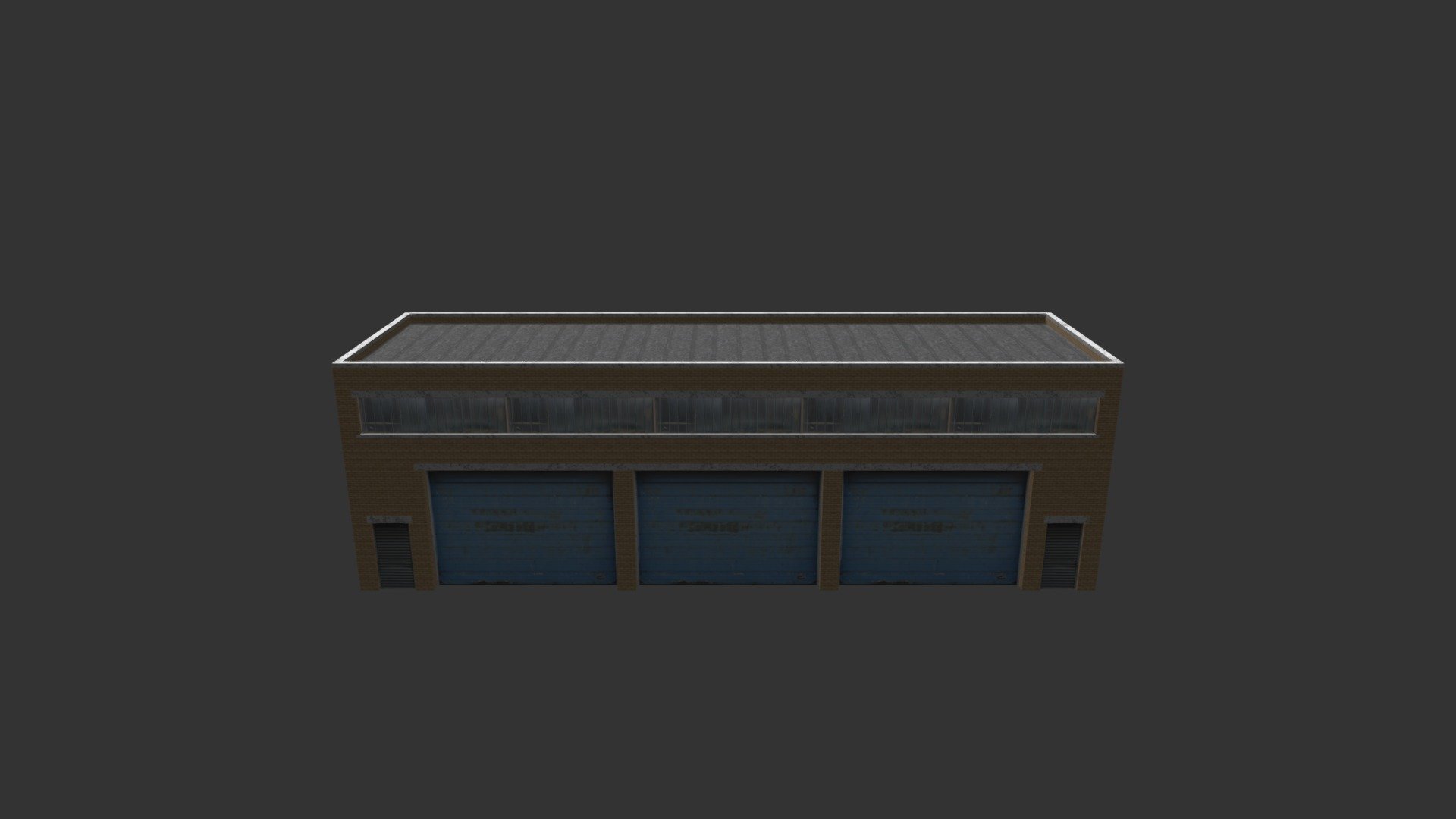 Factory Building 11 3d model