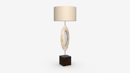 Table lamp with shade 04