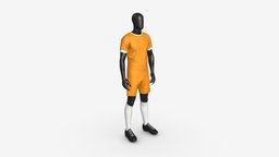 Male Mannequin in Soccer Uniform