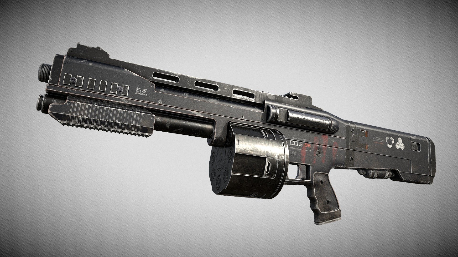 COLONIST\COMBAT SHOTGUN 3d model