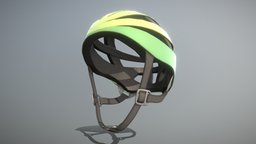 Bicycle Helmet Green (Low-Poly Version)