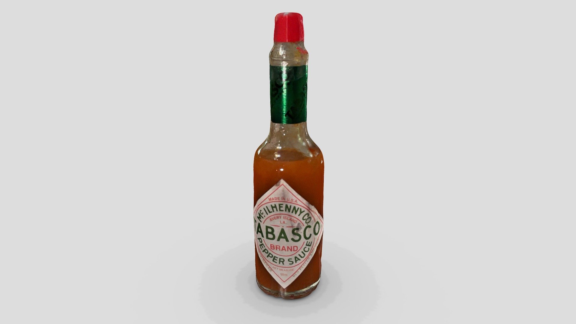 Tabasco sauce 3d model