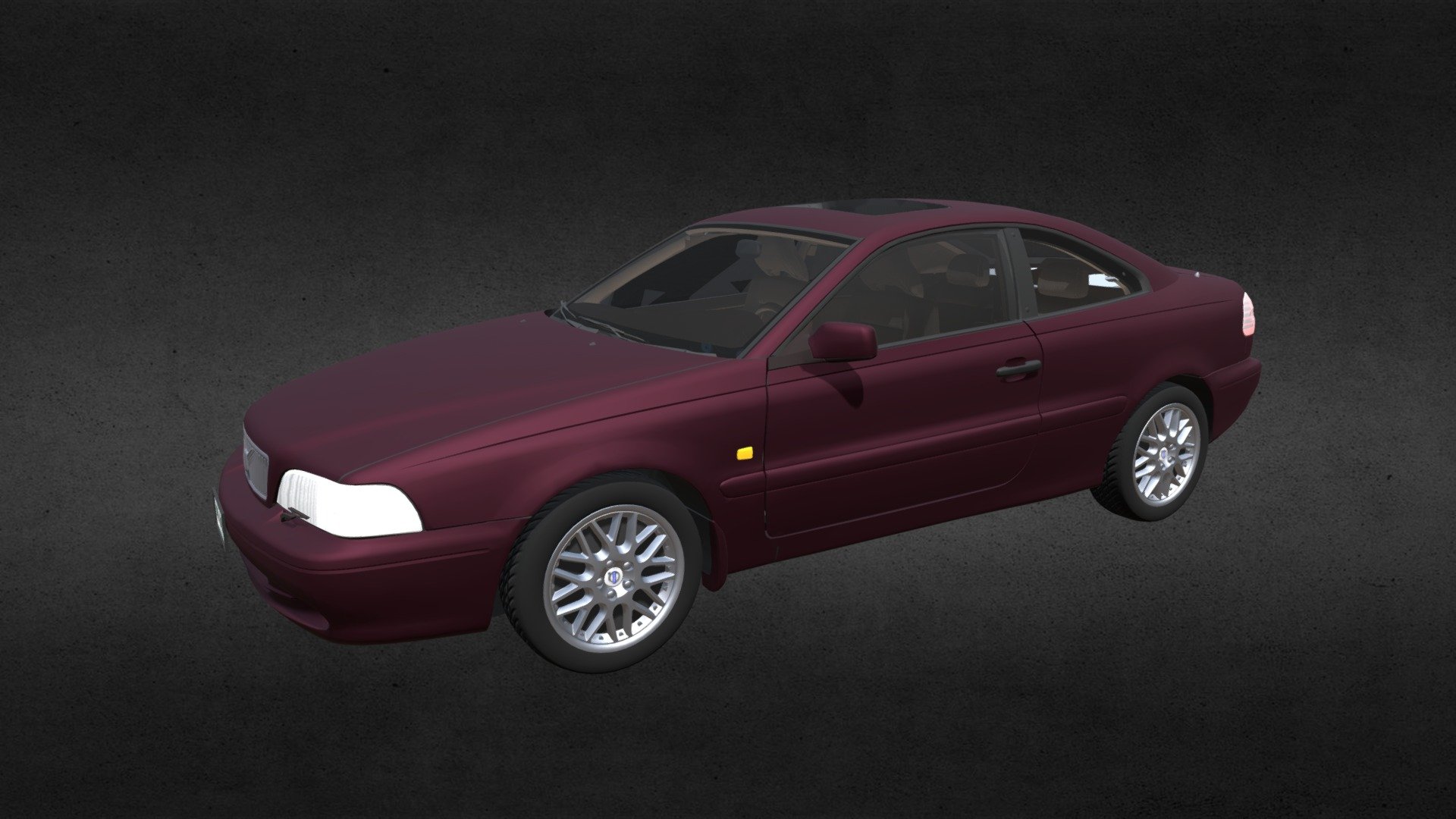 Volvo C70 3d model