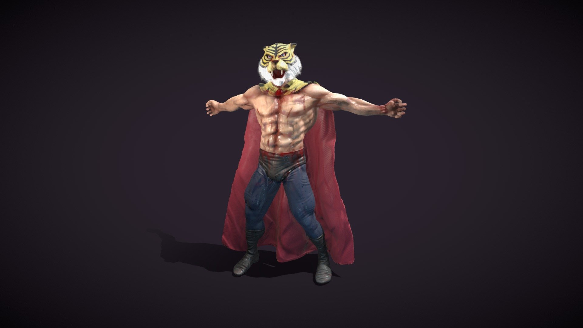 Tigerman (タイガー・マスク) 3d model